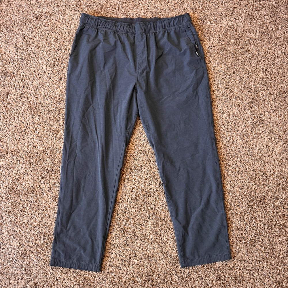 Prana Blue Hiking Pull On Pants Mens XXL RN# 124977
